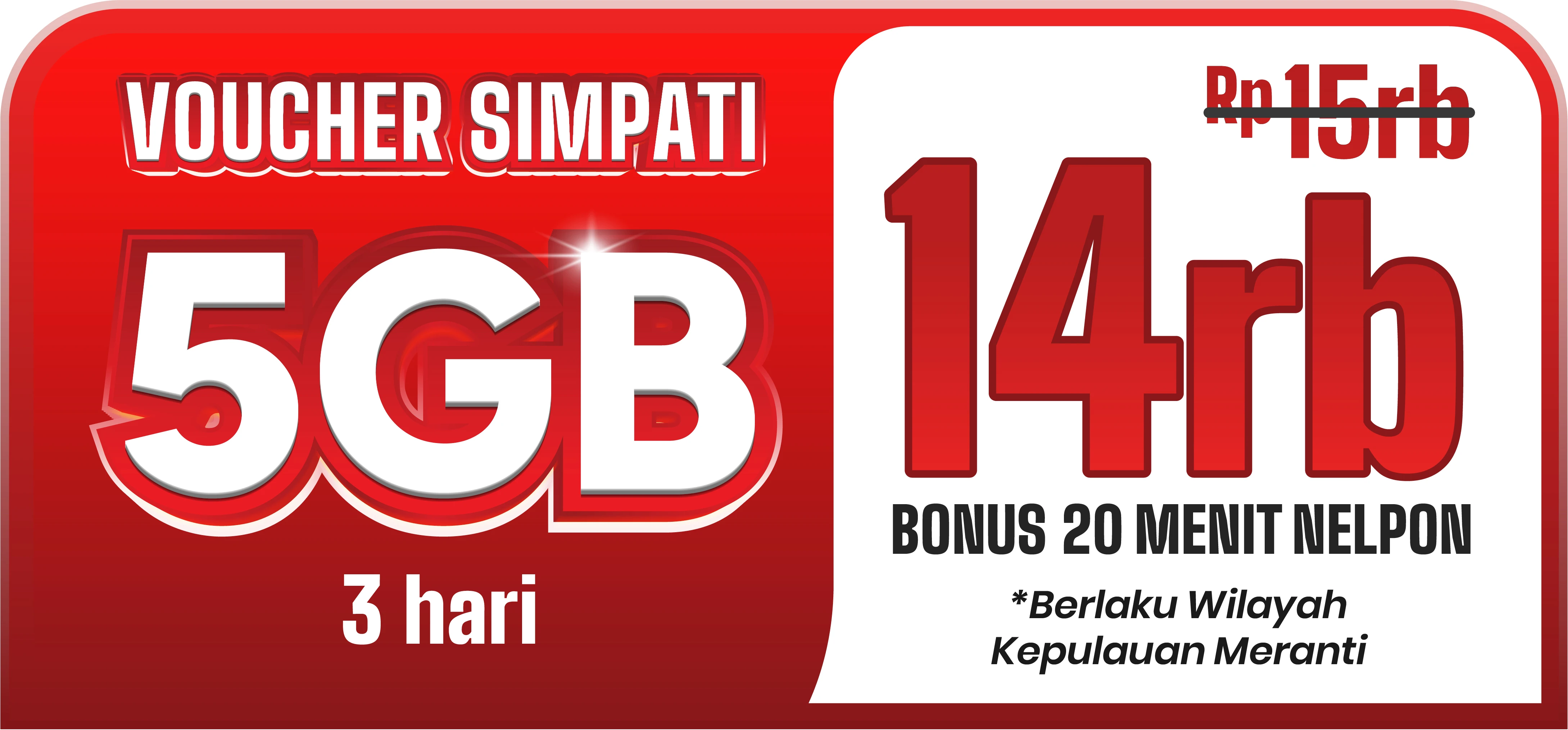 Banner Simpati 5GB 3 Hari