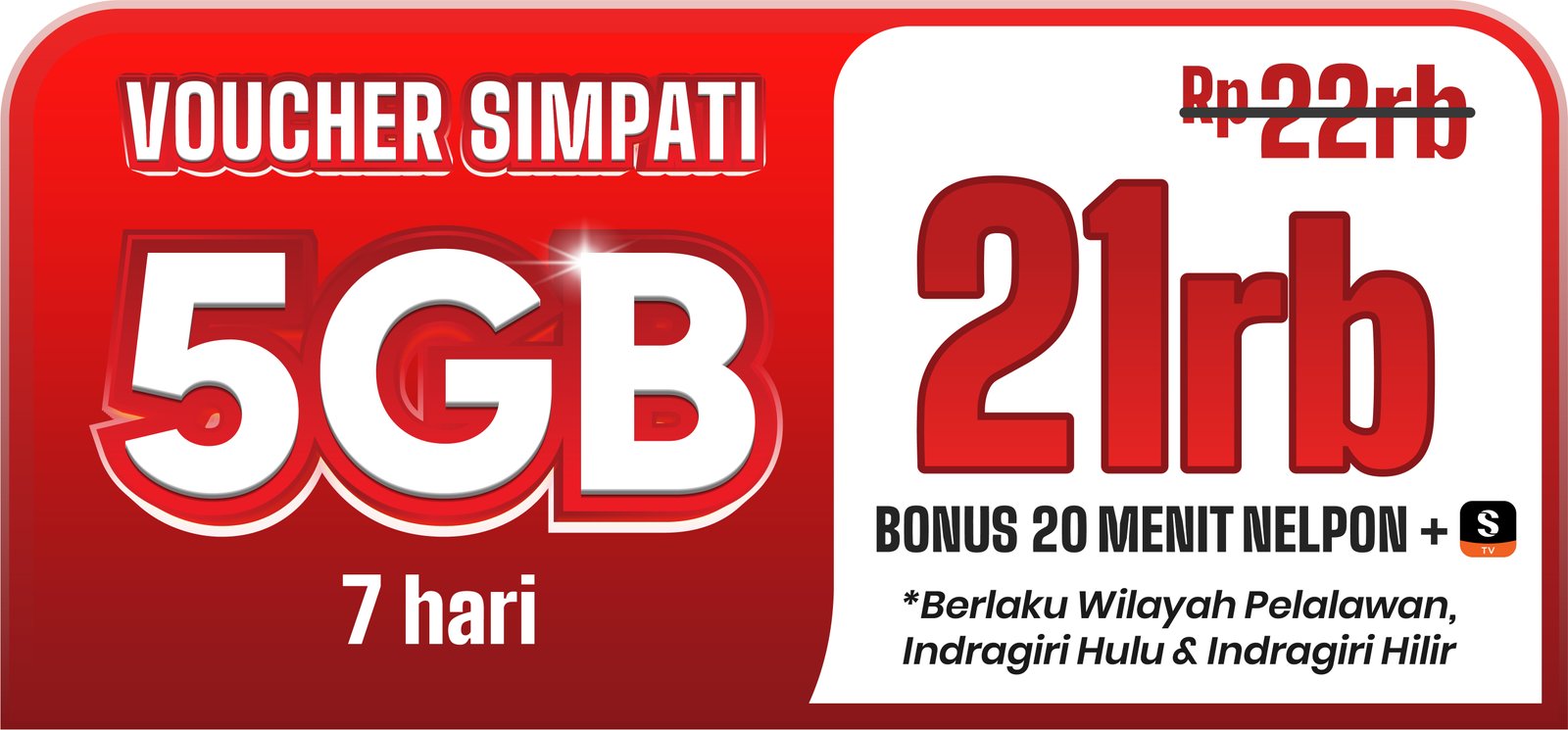 Banner Simpati 5GB 7 Hari