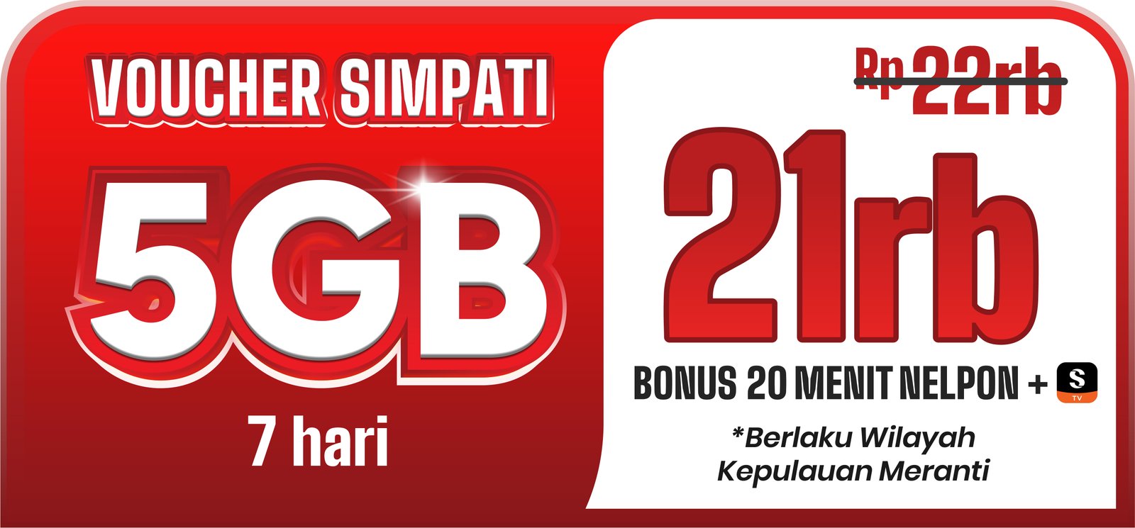Banner Simpati 5GB 7 Hari