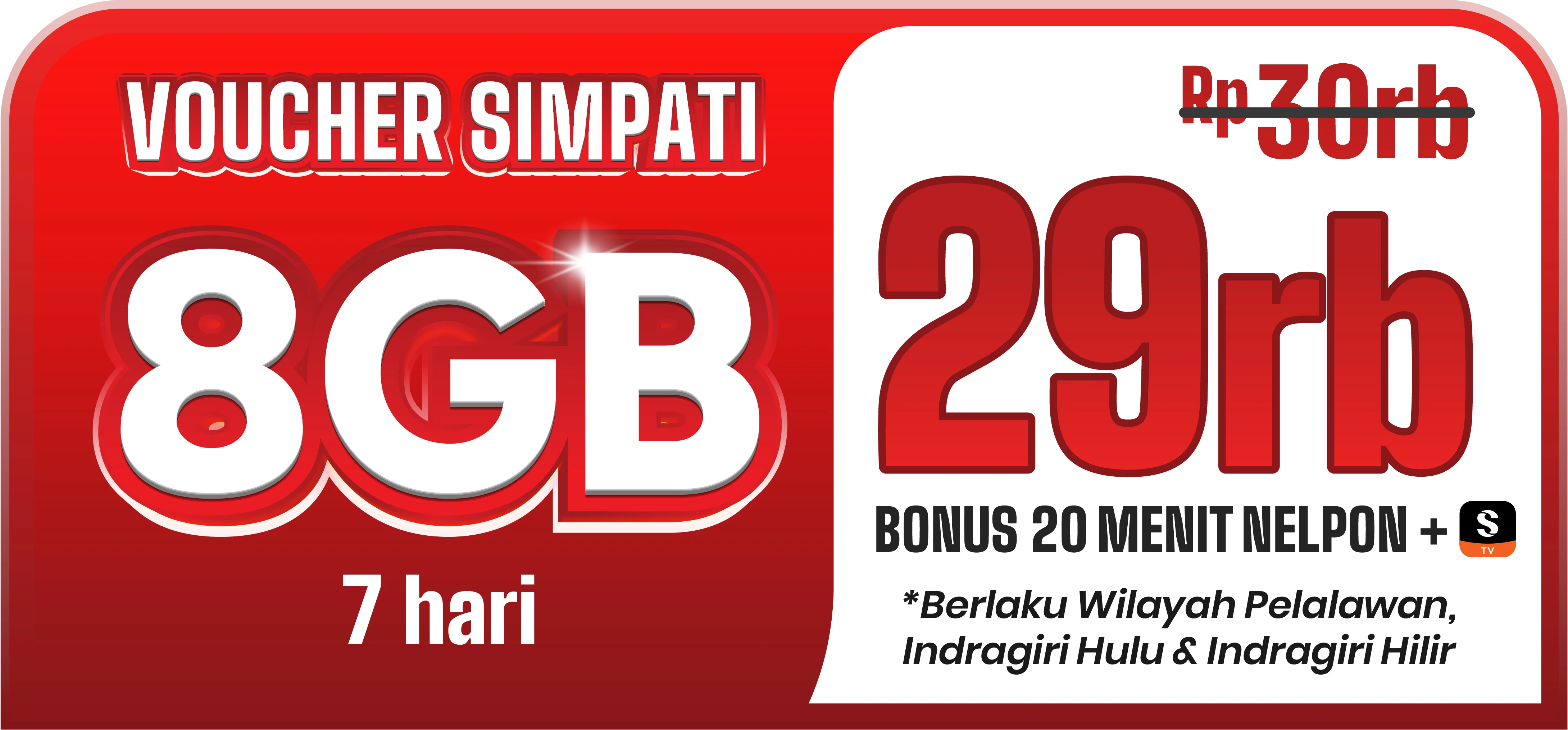 Banner Simpati 8GB 7 Hari